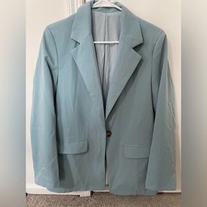Never worn light blue blazer